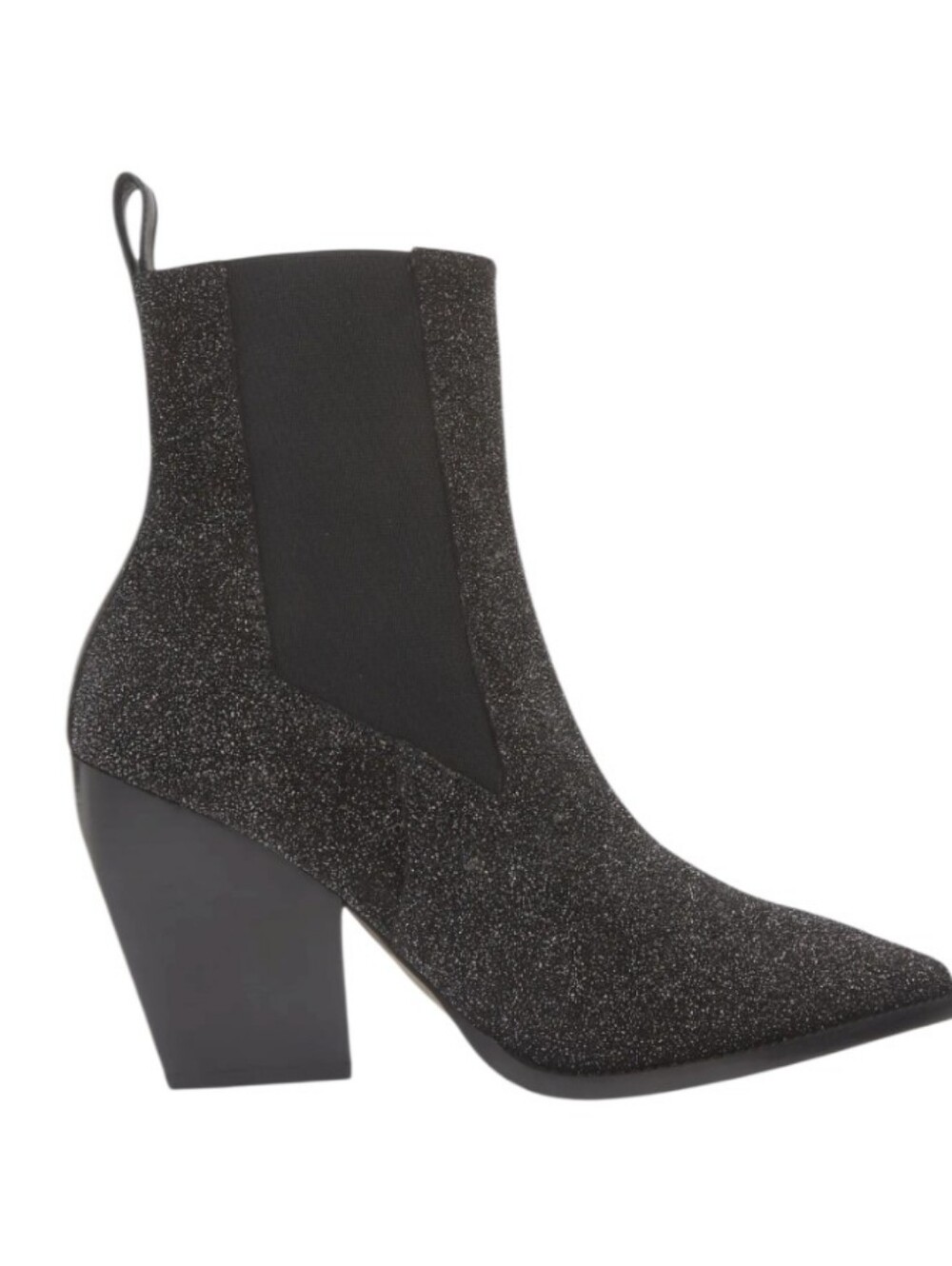 NEW ...AllSaints Ria Leather Sparkle Boots In... Size 10